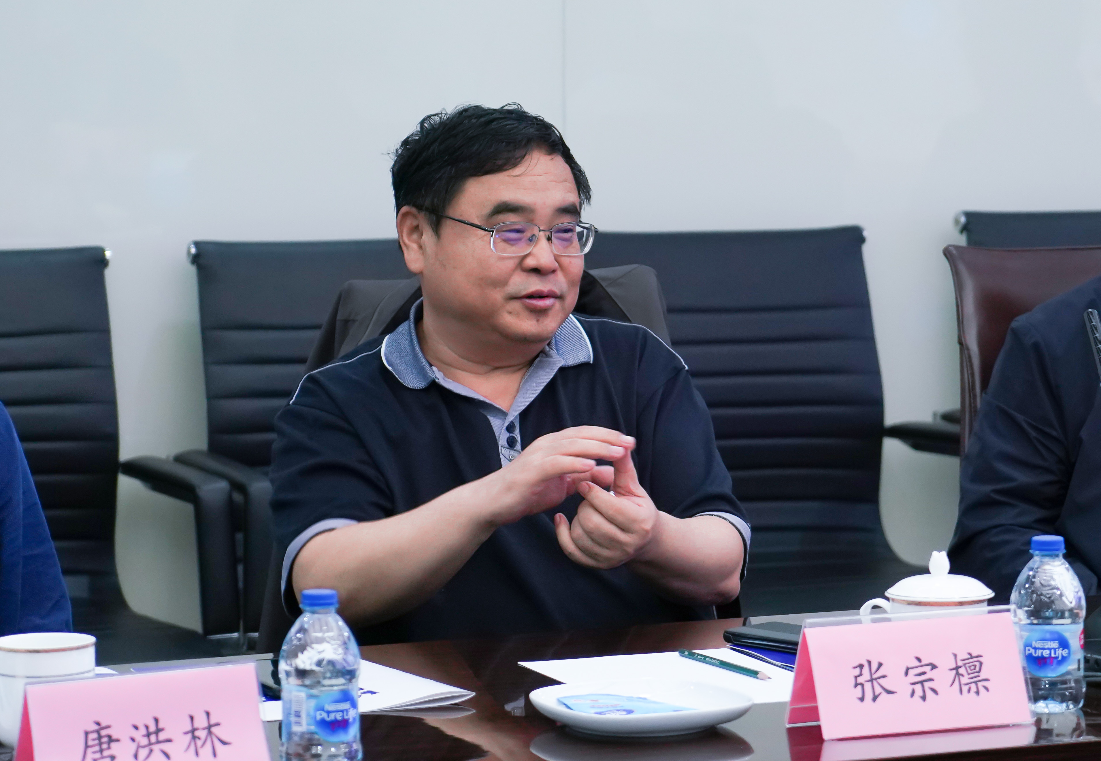 中石化胜利石油工程公司张宗檩书记一行莅临CQ9·电子官方网站旅行交流(图4)